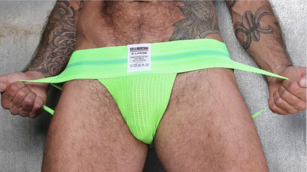 Jockstrap A man posing in a jockstrap